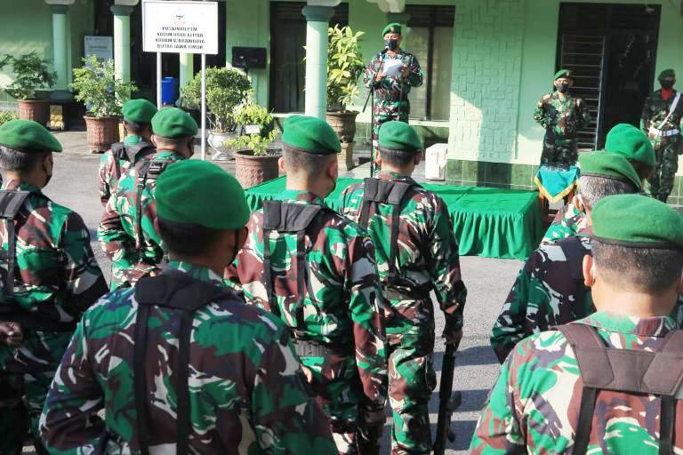 Amanat Kasad Yang Dibacakan Dandim Saat Upacara Bendera Tujuh Belasan di Halaman Kodim 0808/Blitar